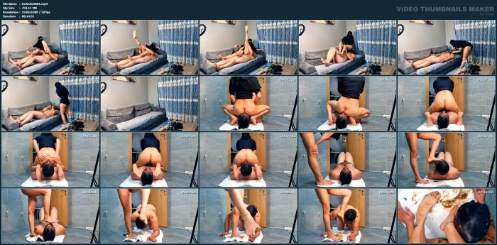 Broken Toilet - DOMINA ANDOVA SCAT - MP4