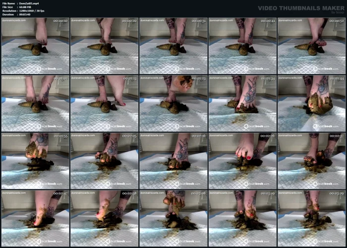 Clean Up My Feet - DOMINATRIX ZAIDA - MP4