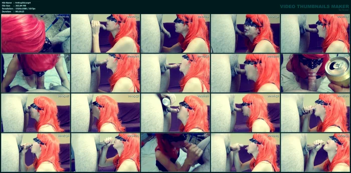 Extreme Sloppy Blowjob Gagging - FETISH EXPLORERS - MP4