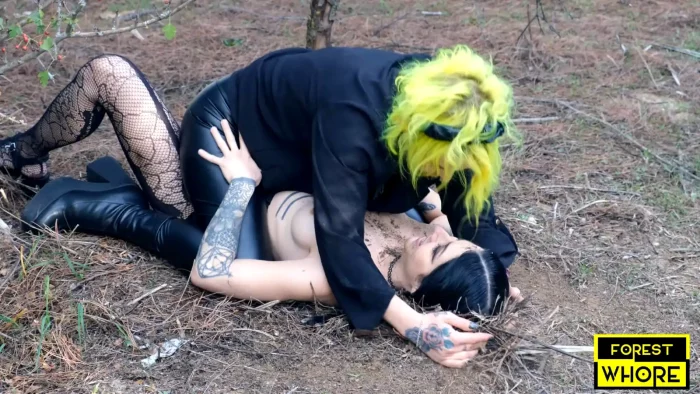 Forest Whore And Kaitlyn Katsaros- Extreme Dirty Public Games - FOREST WHORE - MP4