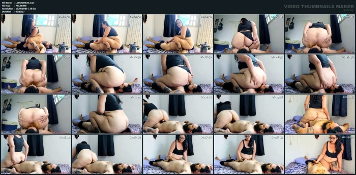 Get Under My Ass And Finish It All - LATINA SCAT WIFE - MP4