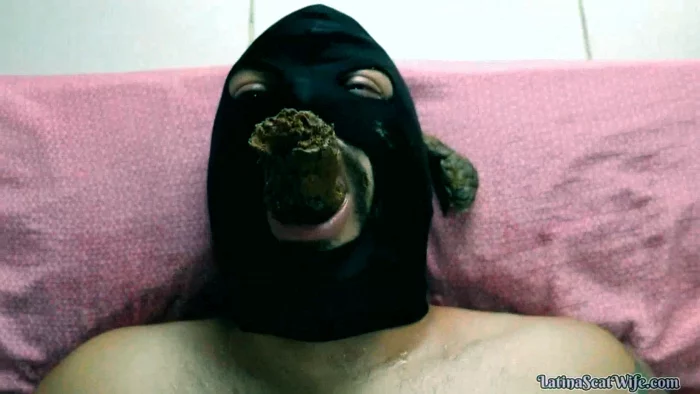 Humiliating The Human Toilet - LATINA SCAT WIFE - MP4