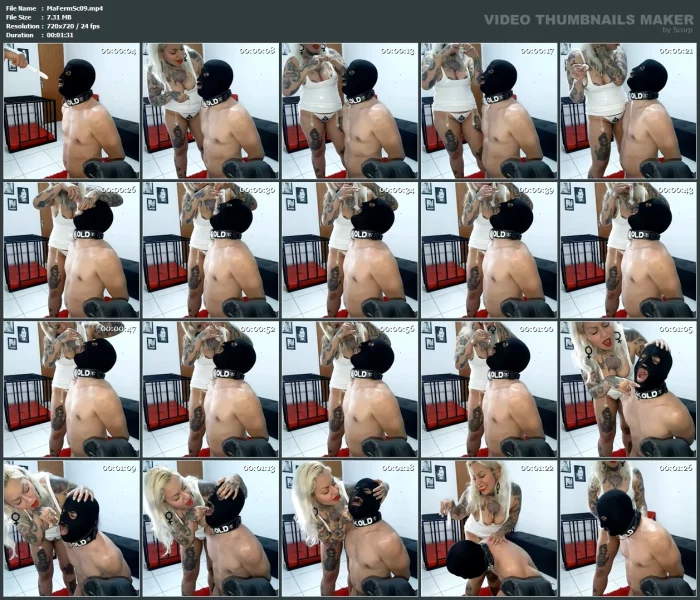 Cuckold Drink Cum - MADAME FERMANS SCAT - MP4