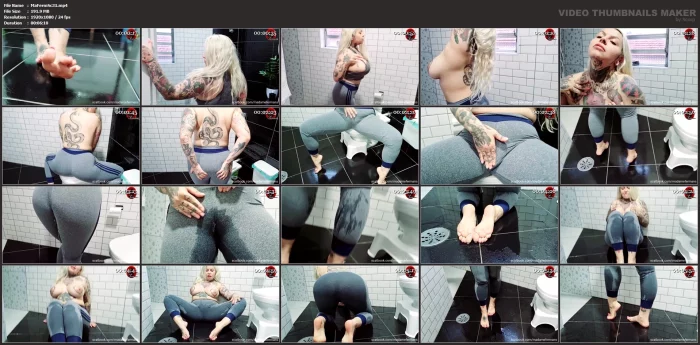 Showing Off Sweaty Body And Peeing In His Pants - MADAME FERMANS SCAT - MP4