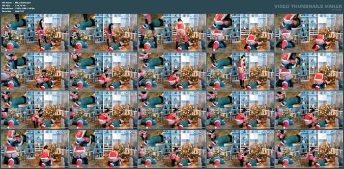 The Special Chocolate Cookie For Santa Claus - MISTRESS LUCIANA SCAT - MP4