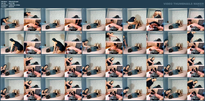 Shitted In My Neighbor's Mouth - MISTRESS LUCIANA SCAT - MP4