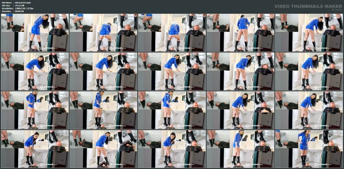 Shitted In My Slave's Mouth - MISTRESS LUCIANA SCAT - MP4