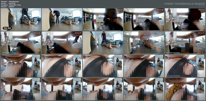 The Slave Cant Take That Much Shit - MISTRESS ANNA SCAT - MP4