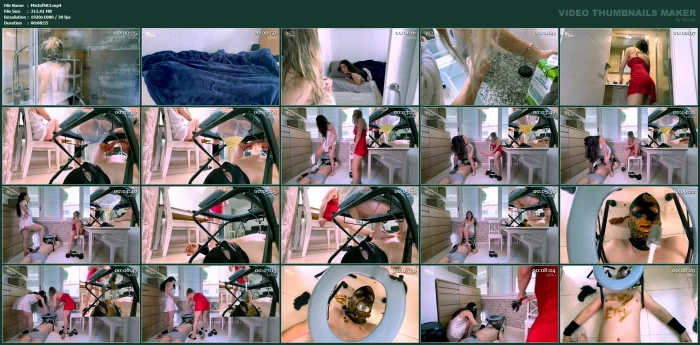 Breakfast For Our Slave Before The Beach ⁣ - Day 2 - MISS INFINITY SCAT - MP4