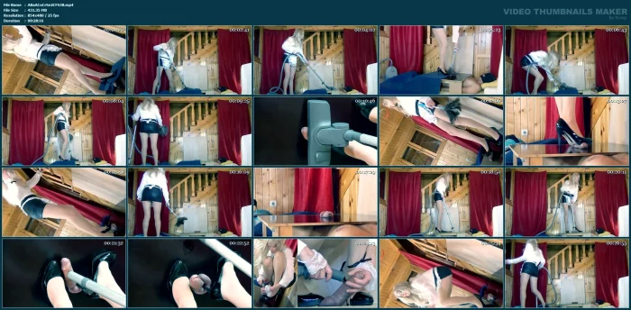 Trampling And Vacuuming By French Maid Alina - ABALLS AND COCK CRUSHING SEXBOMB / CBTRAMPLE - MP4