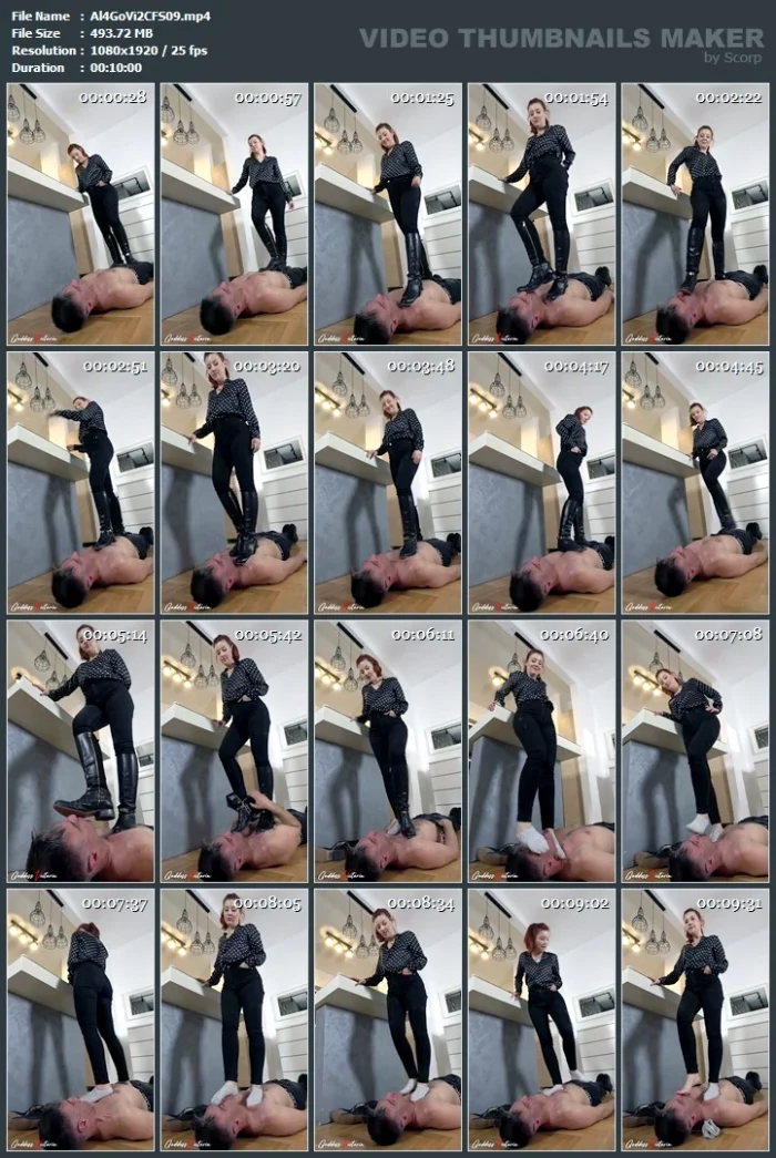 Dancing On The Human Floor Part 2 - ALL4 GODDESS VICTORIA - MP4