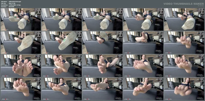 Thats Right My Soles Are Sweaty And Smelly Full - ALL4 GODDESS VICTORIA - MP4