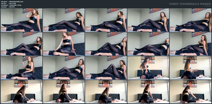 Sablique - Pantyhose Seduction And Smother - ALL STAR STUDIOS - MP4