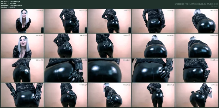 Shiny Ass Teasing - Milf In Pvc Leggings - ARYA GRANDER - MP4