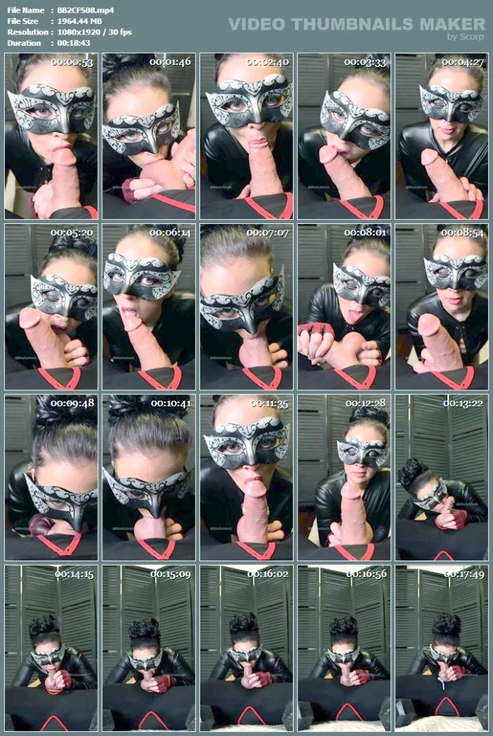 Sensual Blowjob Tease To Hammer Fist Punching Finish - BLISSFUL SHOCK - MP4