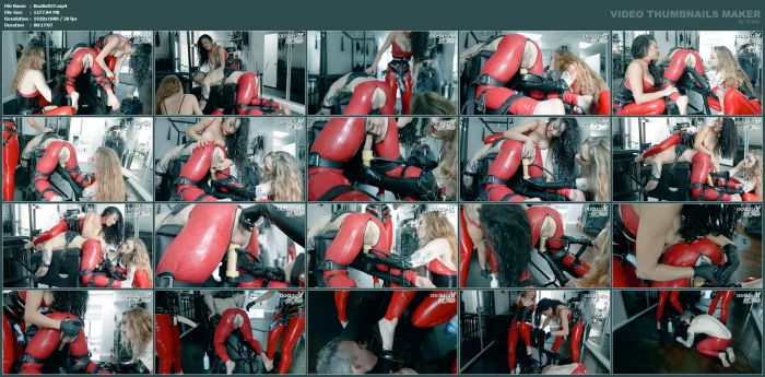 Goddess Tangent + Roxanne Waters - Ruined Orgasm For Slave - BAXXXBOX - MP4