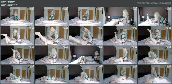 Pegged Hard In Chastity By Mistress Mercy - BAXXXBOX - MP4