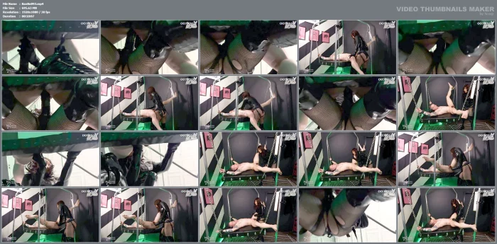 Pegged In Chastity By Mx Tomie On The Swing - BAXXXBOX - MP4
