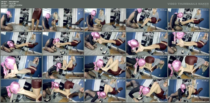 Addictive Femdom Nylons Pantyhose - BRAT PERVERSIONS - MP4