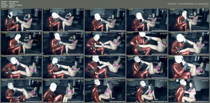 Feet Domina Humiliates Her Sissy Bitch - BRAT PERVERSIONS - MP4