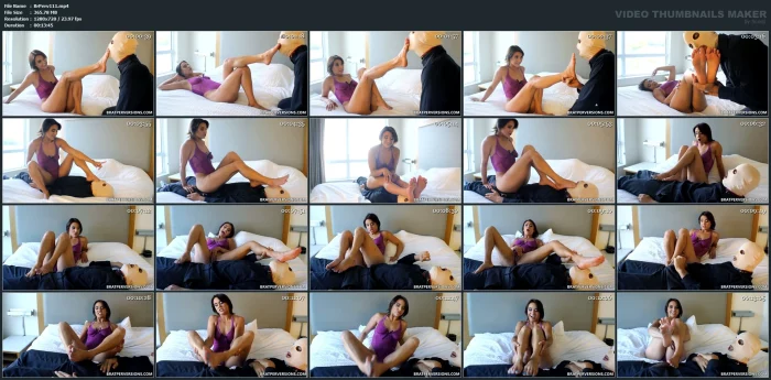 Goddess Foot Fantasies - BRAT PERVERSIONS - MP4