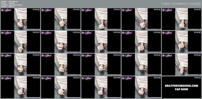 Strap-On And Dirty Talk - BRAT PERVERSIONS - MP4