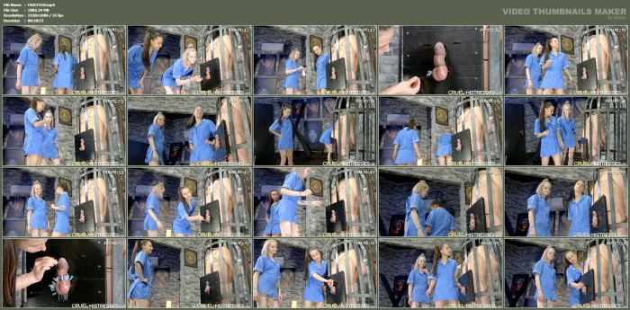 The CBT Punishment - Mistress Laura and Yvette - CRUELAMAZONS - MP4