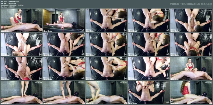 Ballbusting and Control: Slave Suffers for the Mistress - MISS MEDEA MORTELLE - MP4