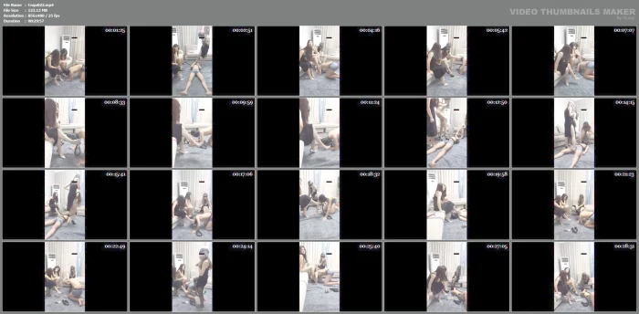 Three Beautiful Chinese Mistresses Humiliate And Tease Desperate Horny Loser Who Worships Them M - CNQUEENS / CHINESE FEMDOM GODDESS - MP4