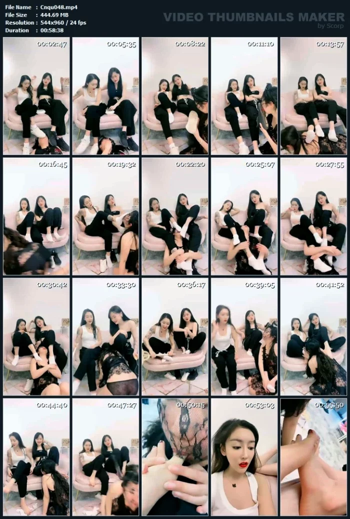Goddess Muxia And Beautiful Friend Worshipped By Horny Lesbian Slave - CNQUEENS / CHINESE FEMDOM GODDESS - MP4