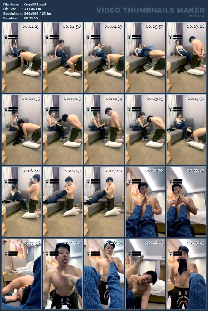 Hot Chinese Goddess Toys With Her Pathetic Sub - Dog Training - CNQUEENS / CHINESE FEMDOM GODDESS - MP4