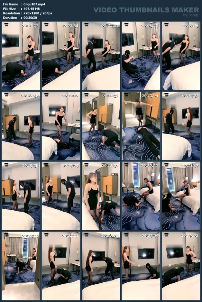 Goddess Nuoxi Ballbusting Session With Worthless Slave - CNQUEENS / CHINESE FEMDOM GODDESS - MP4