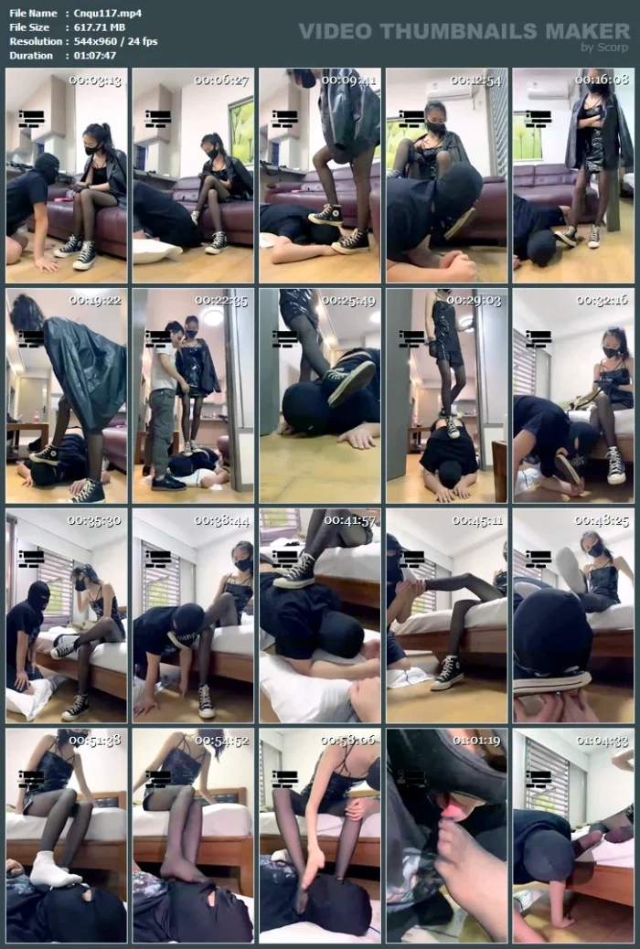 Goddess Wanyi And Her Boyfriend Served By Loser - CNQUEENS / CHINESE FEMDOM GODDESS - MP4