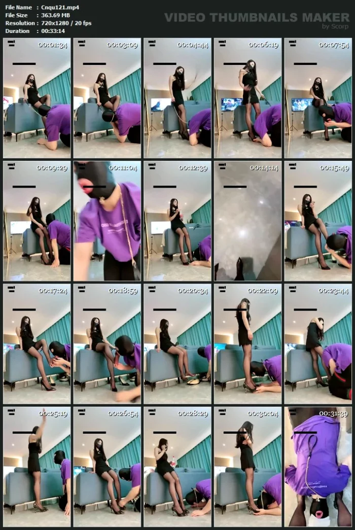 Goddess Cici Punishes Loser And Gives Him Her Holy Water - CNQUEENS / CHINESE FEMDOM GODDESS - MP4
