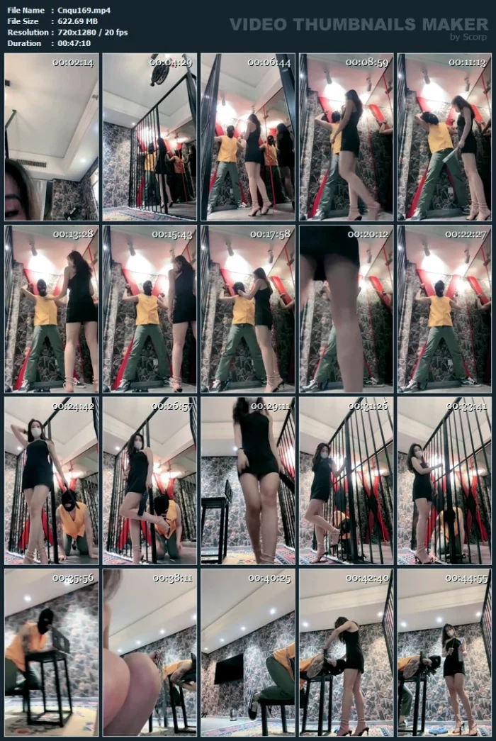 Goddess He Wei Interrogates Pervert Slave - CNQUEENS / CHINESE FEMDOM GODDESS - MP4