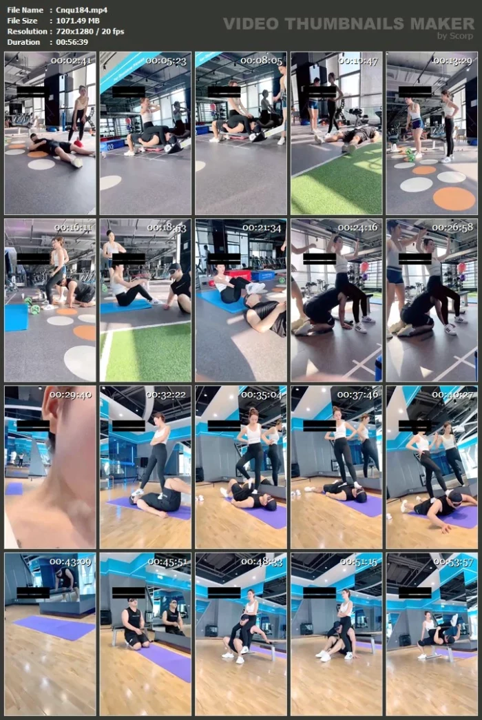 Goddess Er Bao And Her Personal Trainer Served By Doormat Slave At The Gym - CNQUEENS / CHINESE FEMDOM GODDESS - MP4