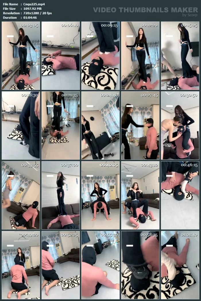 Goddess Er Bao And Her Friend Humiliate Floor Mat - CNQUEENS / CHINESE FEMDOM GODDESS - MP4