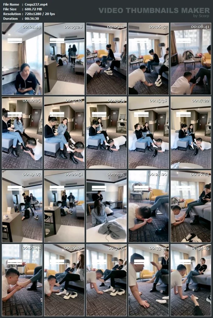 2 Shanghai Goddesses Worshiped By Short Ugly Slave - Goddess Zhao Liying - CNQUEENS / CHINESE FEMDOM GODDESS - MP4