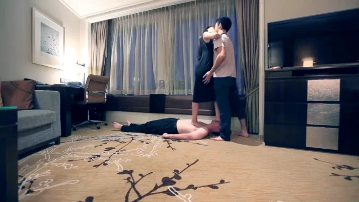 Hot Japanese Couple Humiliate White Slave Part 1 - CNQUEENS / CHINESE FEMDOM GODDESS - MP4