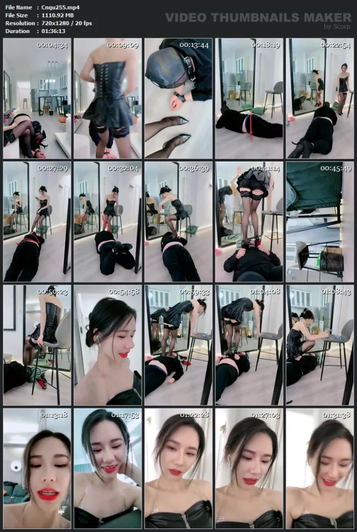 Chinese Mistress Zhiqing Tortures Overweight Slave - CNQUEENS / CHINESE FEMDOM GODDESS - MP4