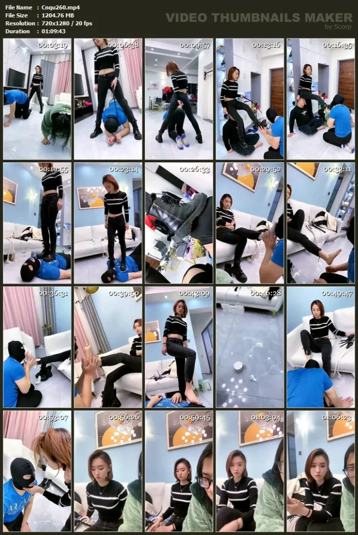 The Daily Lives Of Goddess Yin Ers - CNQUEENS / CHINESE FEMDOM GODDESS - MP4
