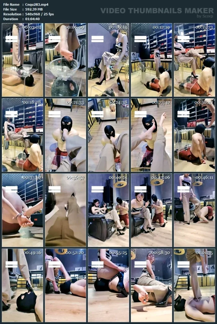 Goddess Yuwanying Experiments New Equipment On Horny Slave - CNQUEENS / CHINESE FEMDOM GODDESS - MP4