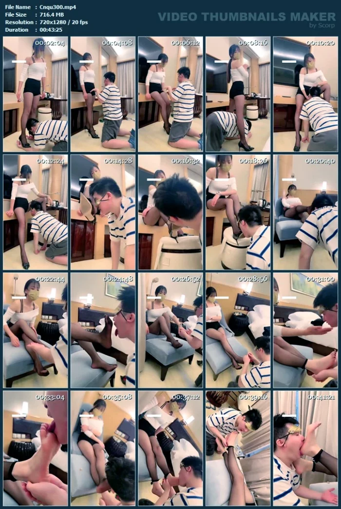 Goddess Dan Zu Zong Torments Horny Dog Slave - CNQUEENS / CHINESE FEMDOM GODDESS - MP4