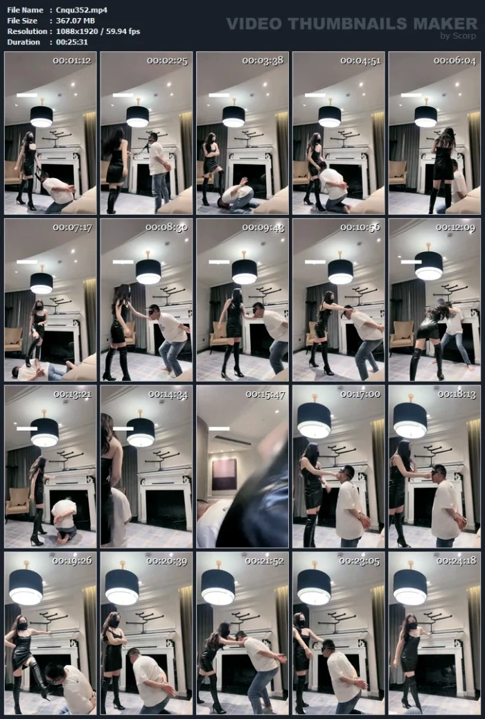 Goddess Zhuangzhu - Ballbusting Femdom Humiliation - CNQUEENS / CHINESE FEMDOM GODDESS - MP4