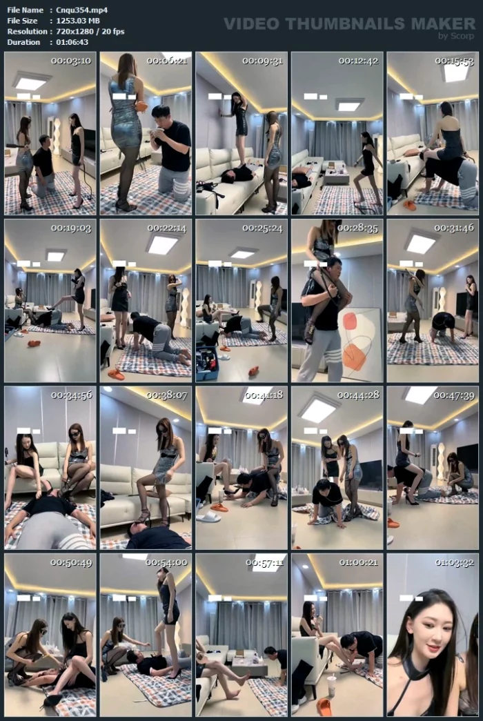 Mistress Ai Lin - Two Beautiful Goddesses Worshiped By A Pathetic Beta - CNQUEENS / CHINESE FEMDOM GODDESS - MP4