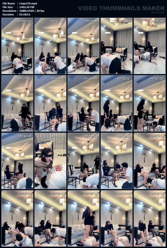 Goddess Zhuangzhu - Double Domme Session - CNQUEENS / CHINESE FEMDOM GODDESS - MP4