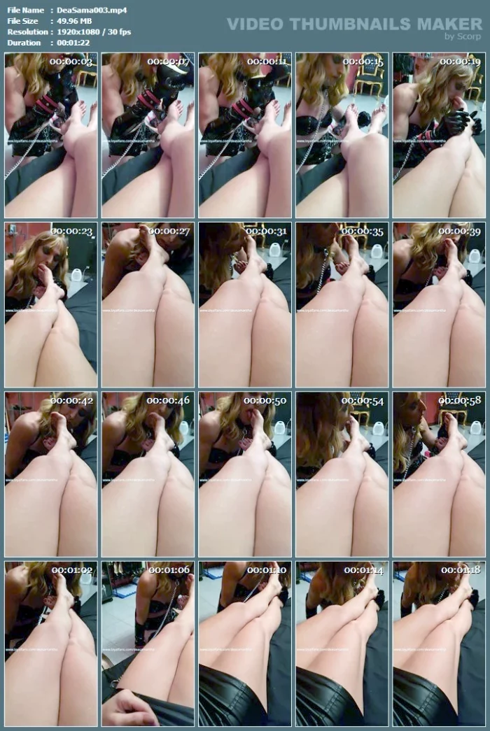 Alina, My Sissy Boot Licker, But Not Only - DEA SAMANTHA - MP4