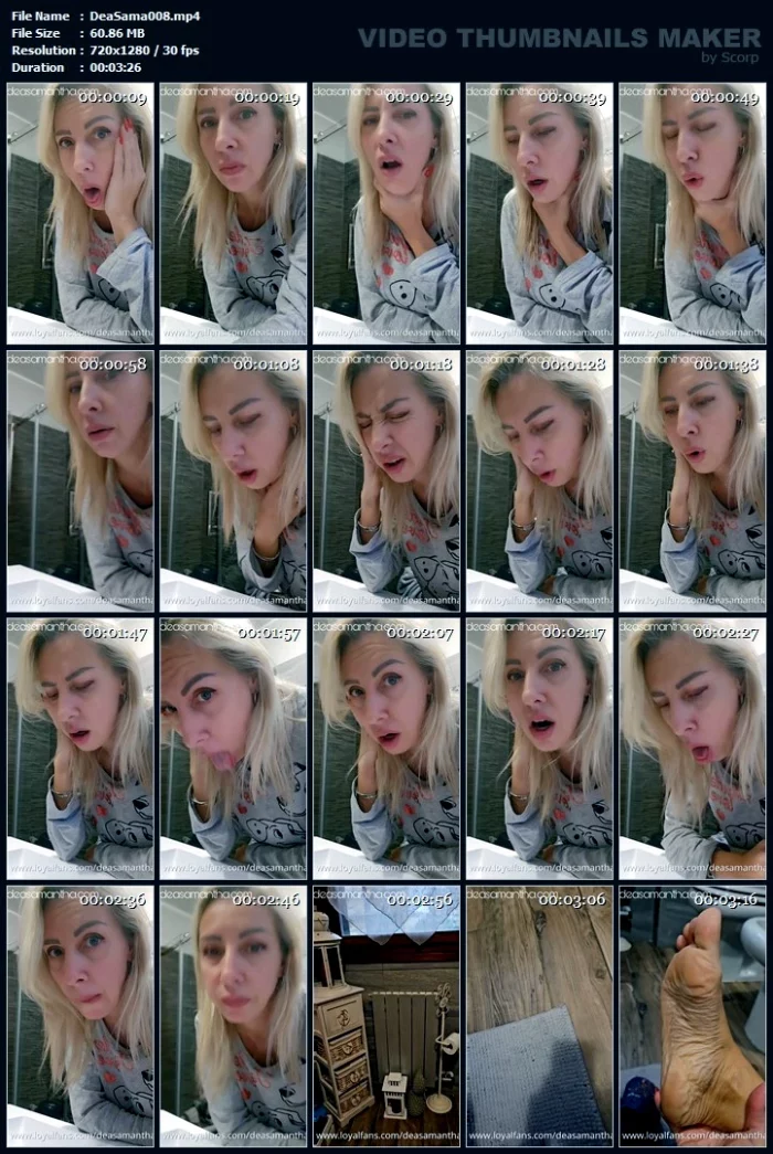 Cough Up Phlegm and Spit - DEA SAMANTHA - MP4