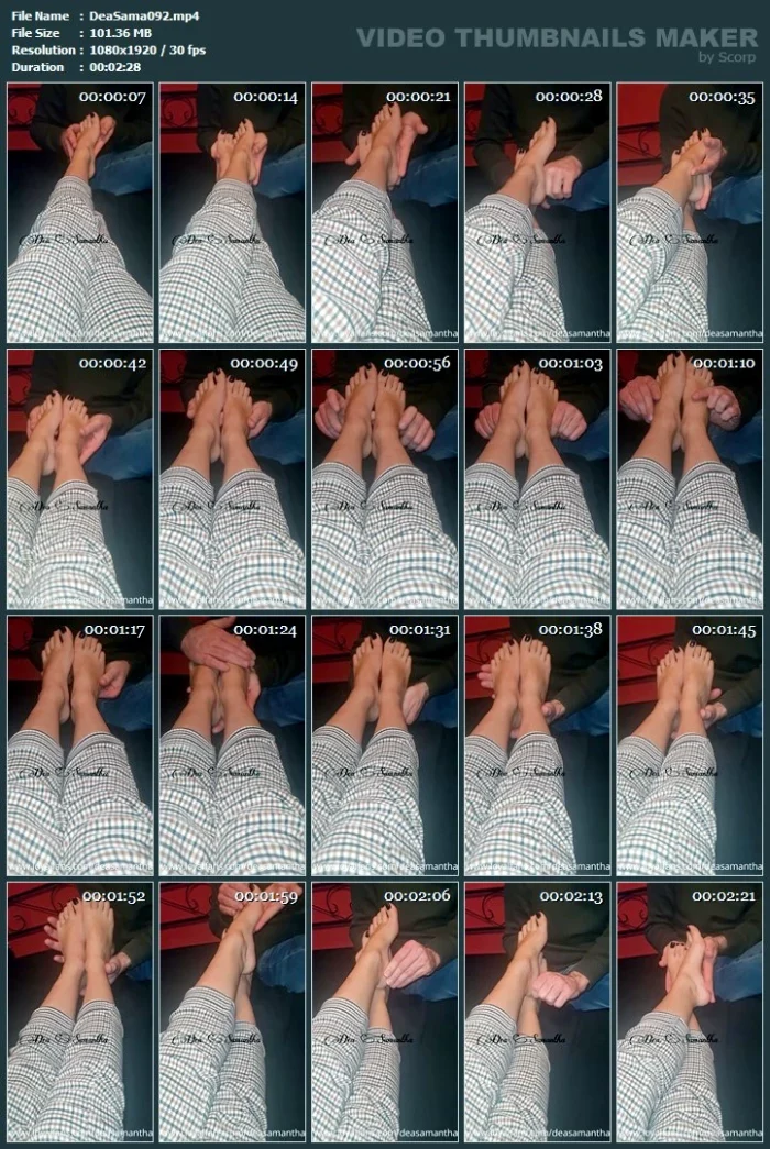 A Little Foot Massage - DEA SAMANTHA - MP4