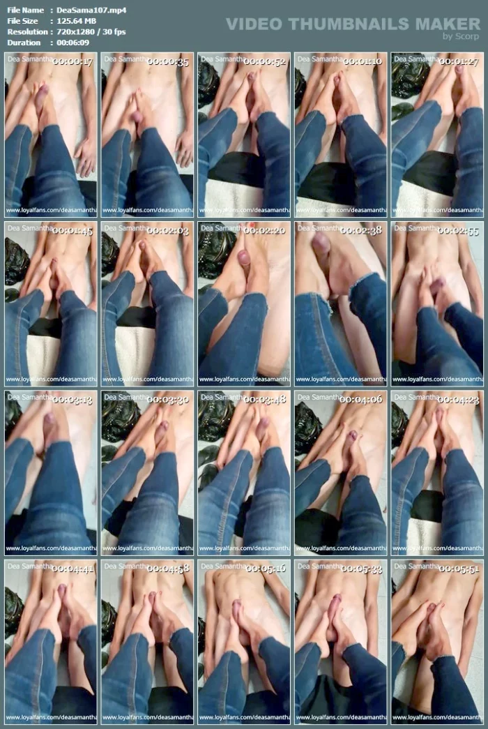 Footjob - DEA SAMANTHA - MP4